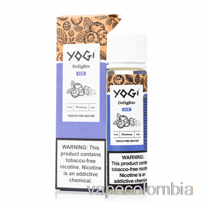 Kit Vape Completo Blueberry Ice - Yogi Delicias - 60ml 6mg